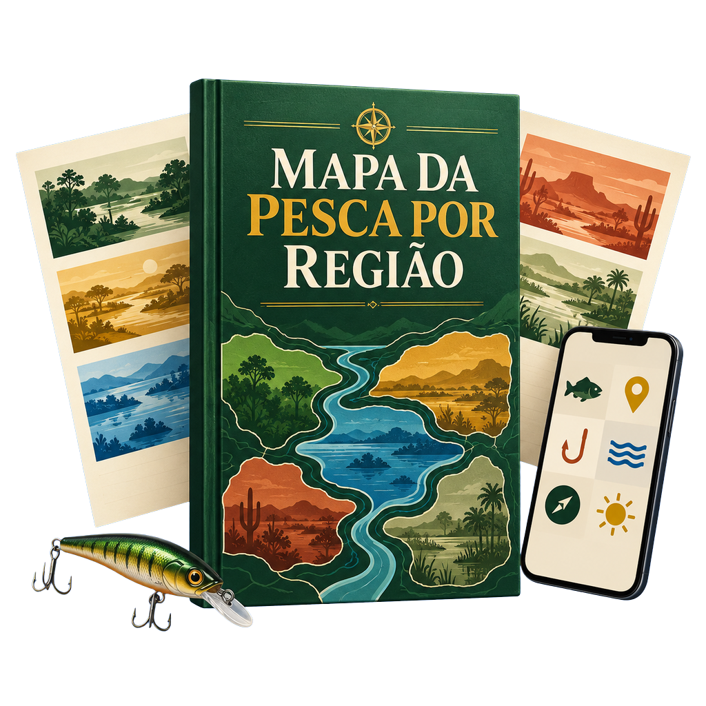 Mapa da Pesca por Região